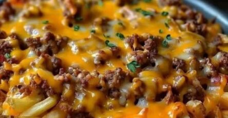 Cheeseburger French Fry Casserole