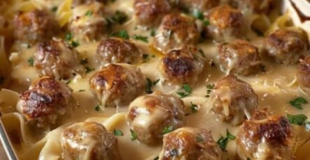  Swedish Meatball Noodle Bake tonight