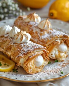 Lemon Meringue Pie Cannolis