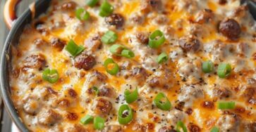 Spicy Sausage Beer Cheese Dip