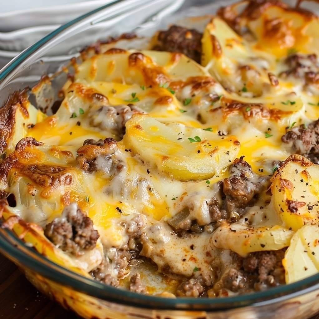 Hamburger and Potato Casserole