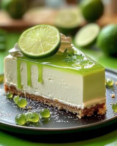 Refreshing Lime Mousse Cheesecake 