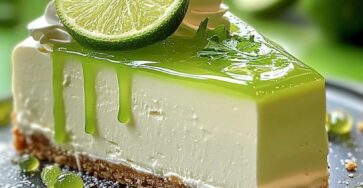 Refreshing Lime Mousse Cheesecake