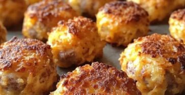 Crispy Hashbrown and Sausage Bites