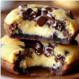 Cheesecake Stuffed Chocolate Chip Cookies