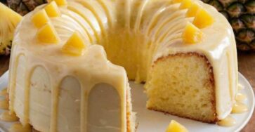 Juicy Pineapple Heaven Cake