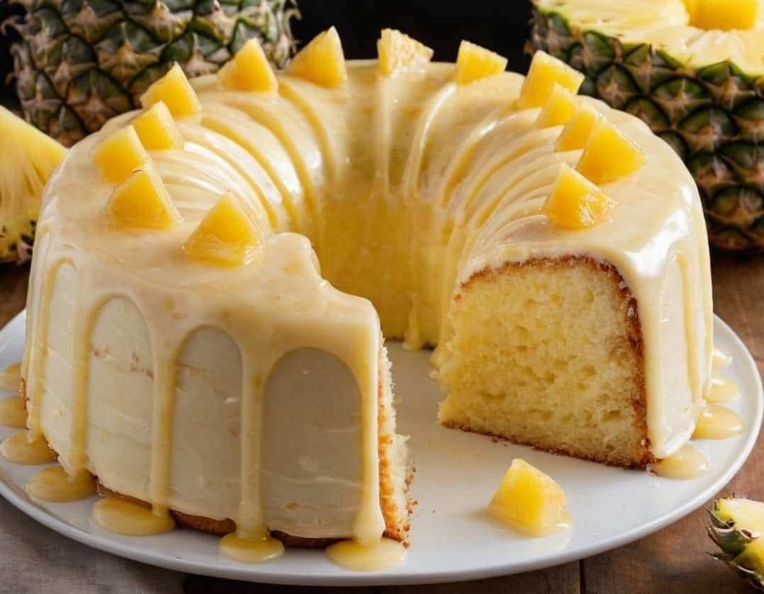 Juicy Pineapple Heaven Cake