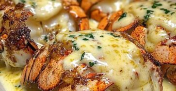 Creamy Garlic Butter Lobster Tails