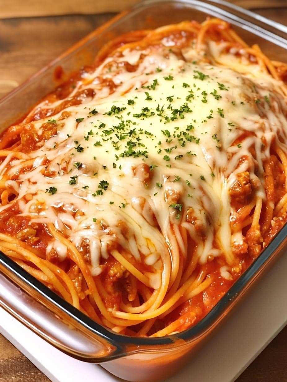 Baked Cream Cheese Spaghetti