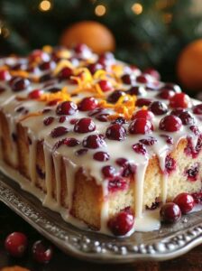 Ranberry Mimosa Breakfast Cake