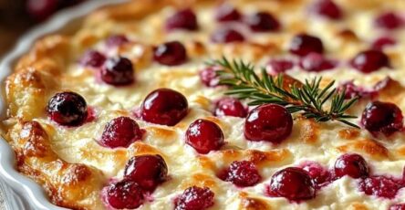 Baked Cranberry Cream Cheese Dip