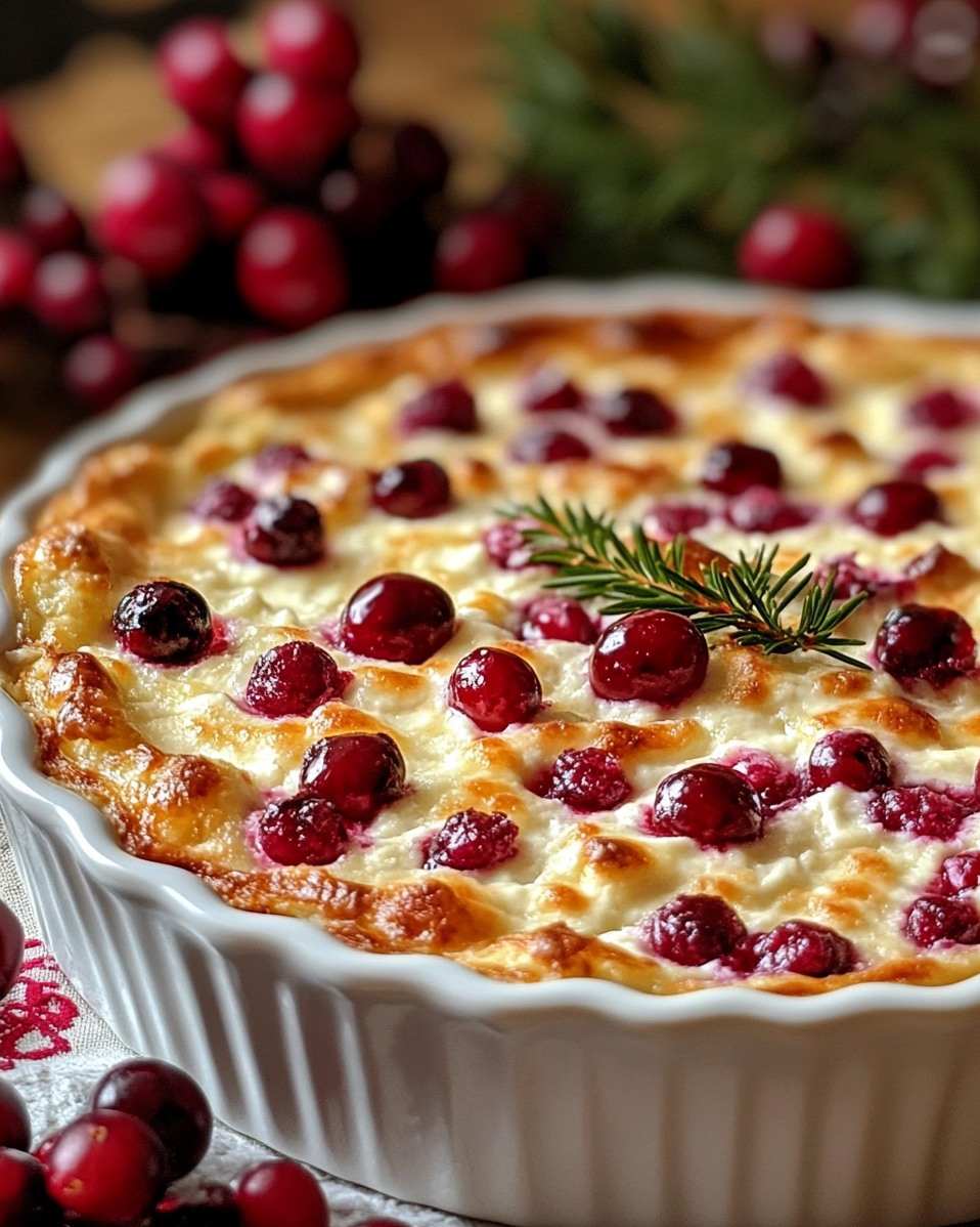 Baked Cranberry Cream Cheese Dip