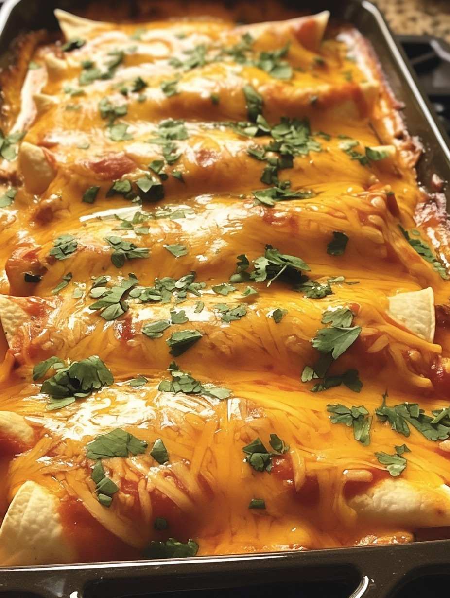 Spinach and Cheese Enchiladas