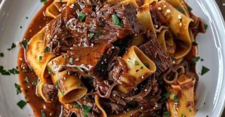 Short Ribs Ragu with Pappardelle