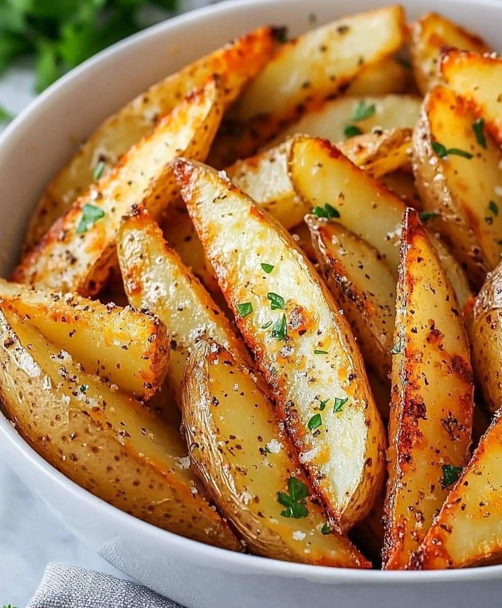 Oven-Baked Garlic and Parmesan Fries