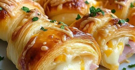 Ham and Cheese Croissant Rolls