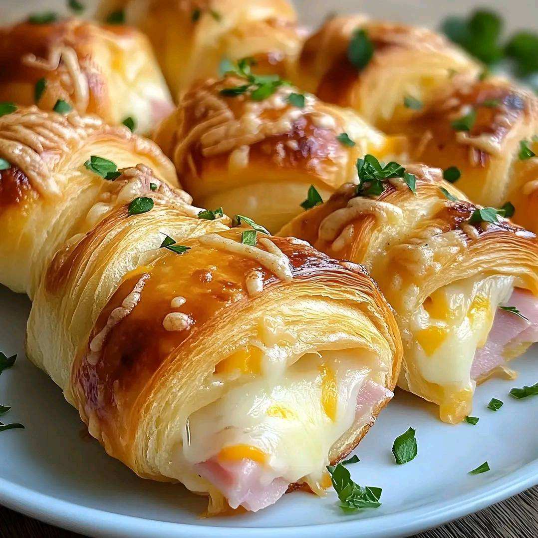 Ham and Cheese Croissant Rolls