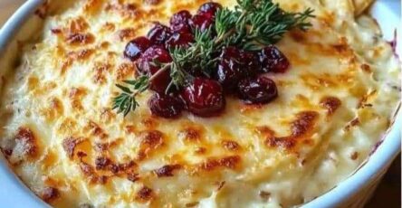 Warm Cranberry-White Cheddar Dip