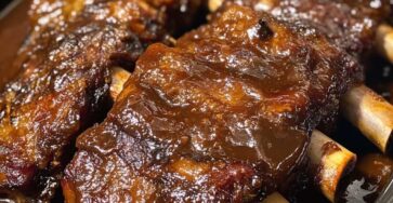 Barbecued Beef Ribs in a Slow Cooker