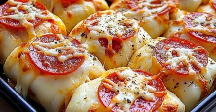 Mini Pepperoni Pizzas