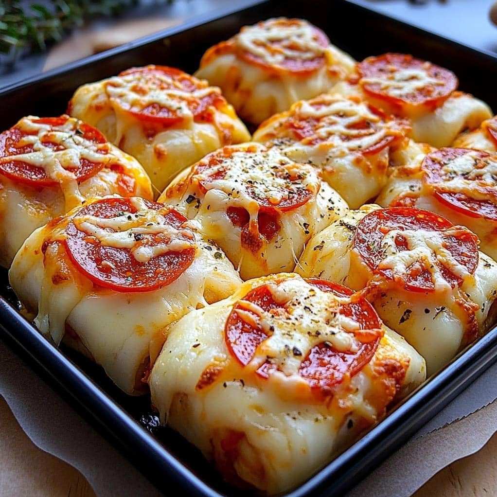 Mini Pepperoni Pizzas