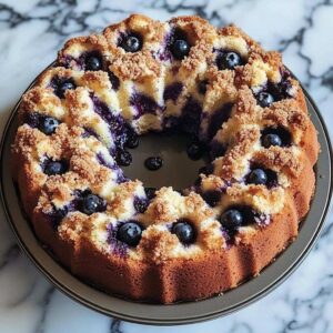 Blueberry Sour Cream Coffee Cake