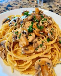 Creamy Mushroom Pasta Feast