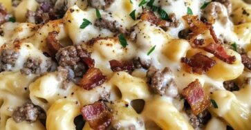 Loaded Bacon Cheeseburger Pasta