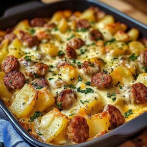 Casserole de Saucisse et de Pommes de Terre