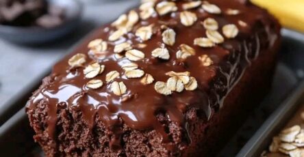 Chocolate Banana Oat Bread