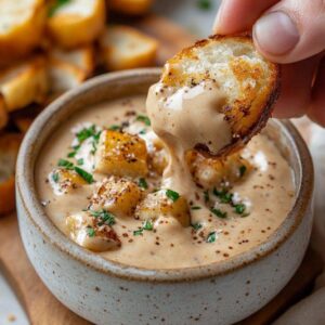 creamy honey garlic dipping sauce