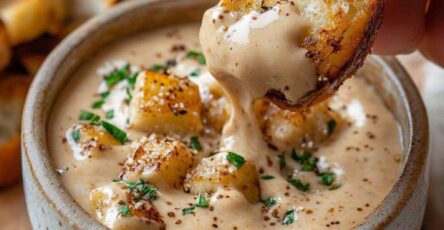 creamy honey garlic dipping sauce