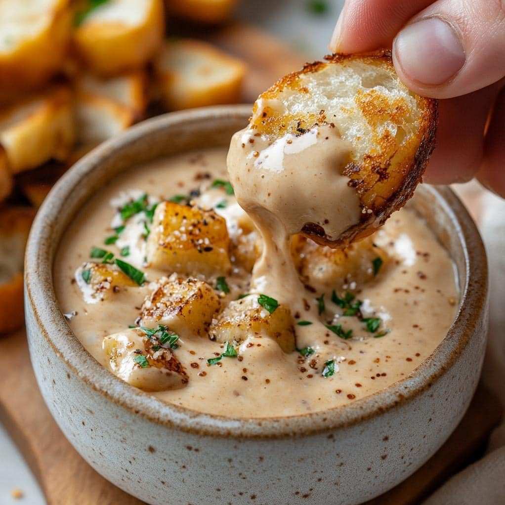 creamy honey garlic dipping sauce