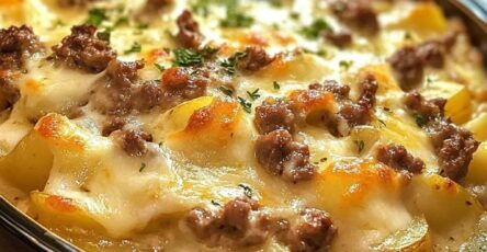 Scalloped Potato and Beef Casserole