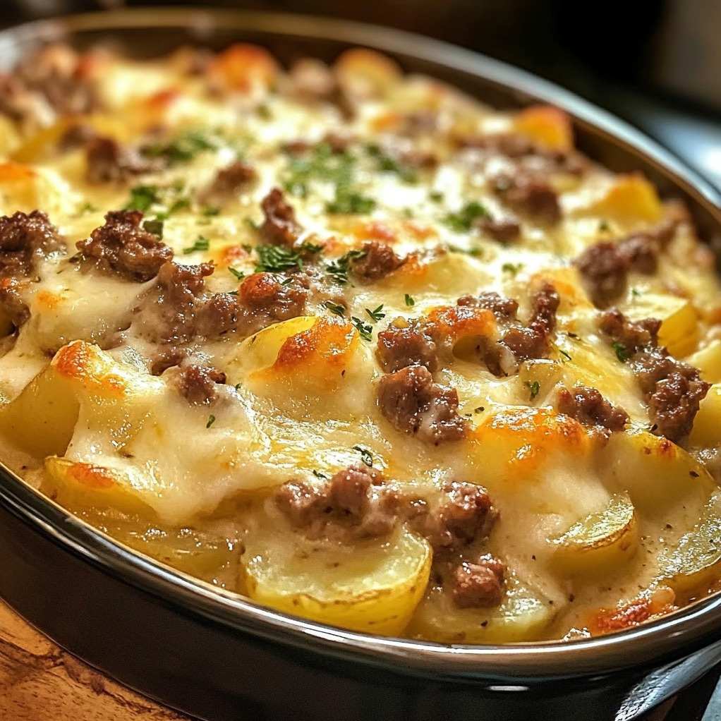 Scalloped Potato and Beef Casserole