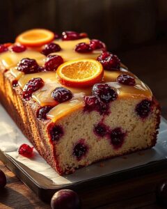  Cranberry Orange Loaf Cake 