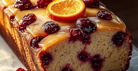 Cranberry Orange Loaf Cake