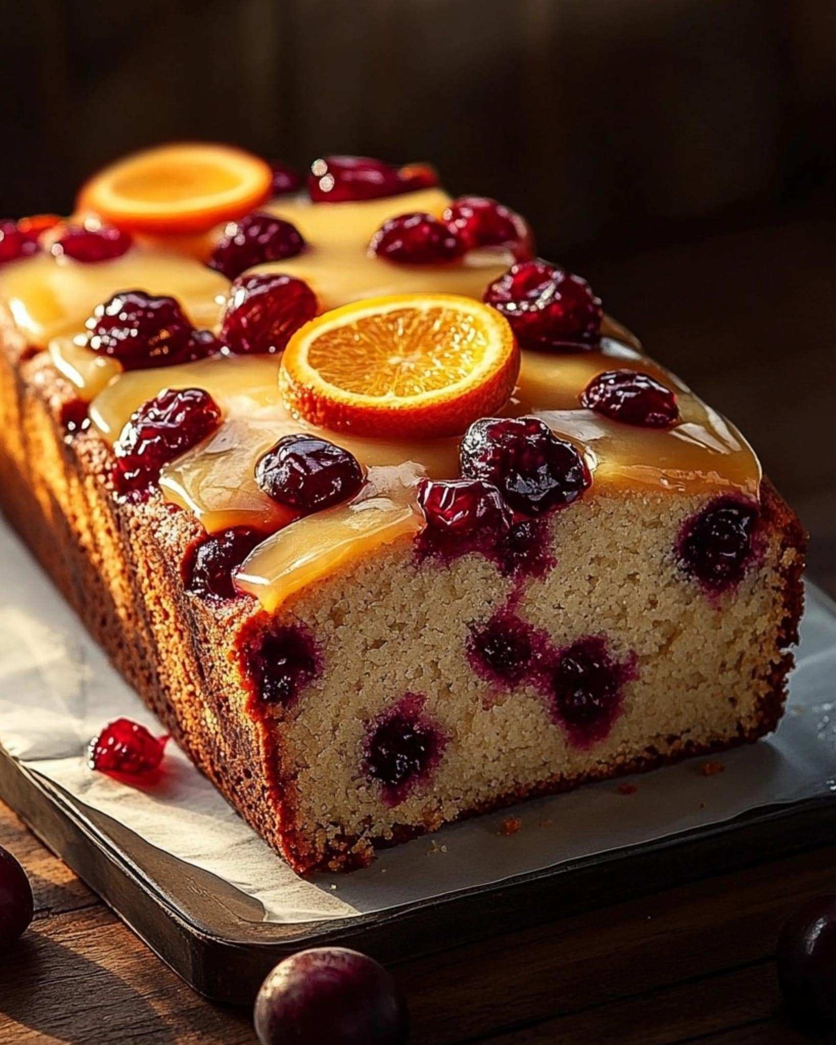 Cranberry Orange Loaf Cake