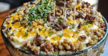 Cheesy Ground Beef Rice Casserole