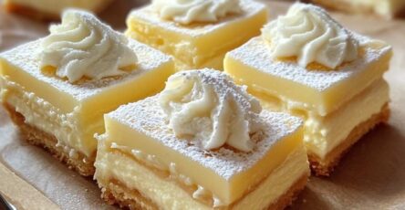 Vanilla Custard Cream Squares