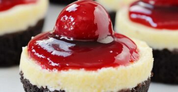 Mini Cherry Cheesecakes