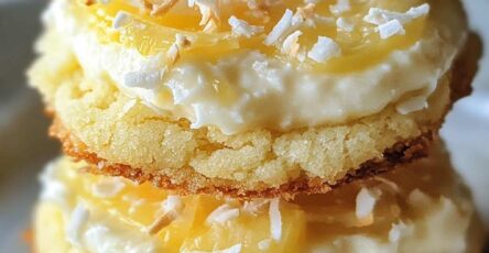 Lemon Cheesecake Coconut Cookies