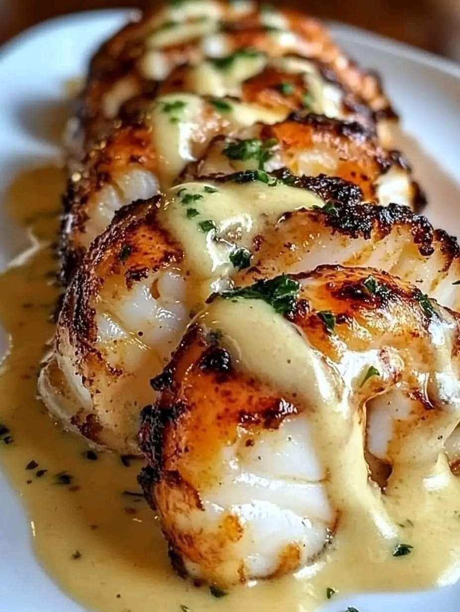 Creamy Garlic Butter Lobster Tails