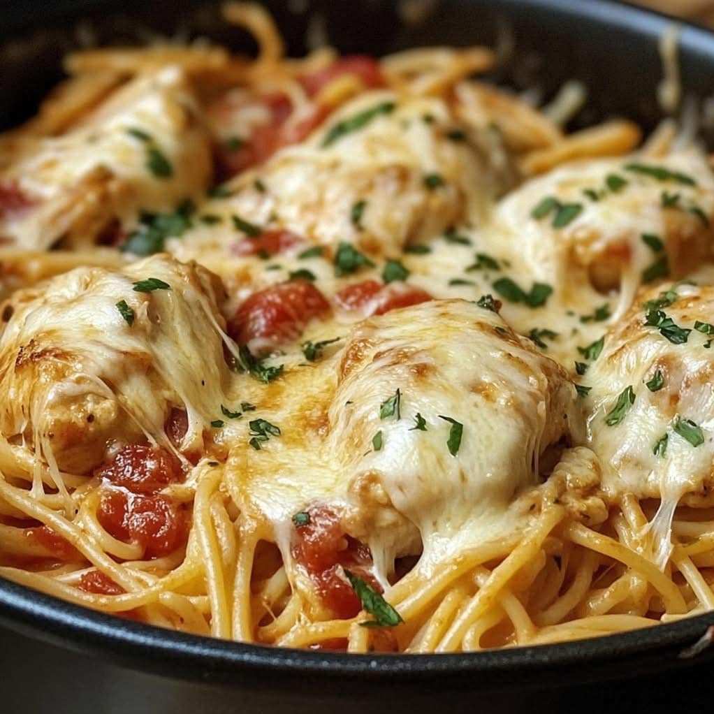 One-Pot Chicken Parmesan Pasta