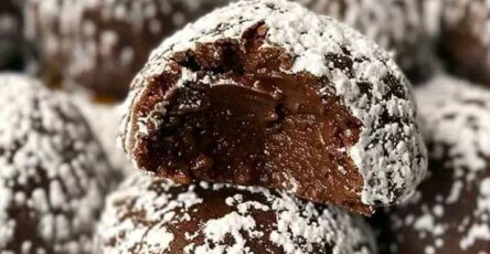 Chocolate Snowball Cookies