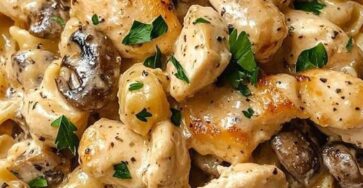 Creamy Chicken Marsala Pasta