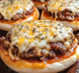 Old School Pizza Burgers