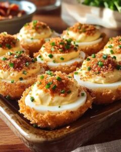  Fried Deviled Eggs