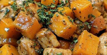 Introduction: Warm, hearty, and packed with comforting flavors, this Slow Cooker Chicken and Butternut Squash Bake is the ultimate easy dinner. Tender chicken, sweet butternut squash, and fragrant herbs meld together beautifully in the slow cooker for a dish that's both healthy and satisfying. Perfect for cozy weeknight dinners or meal prepping, this recipe is as convenient as it is delicious!