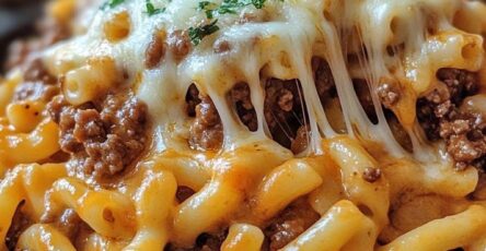 Cheesy Sloppy Cheeseburger Pasta